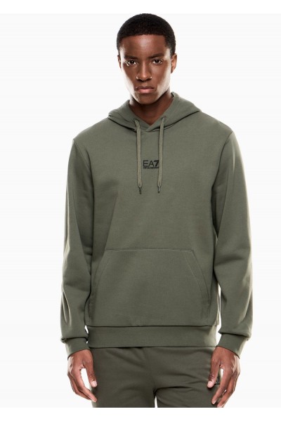  cotton-blend hooded sweatshirt