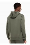  cotton-blend hooded sweatshirt
