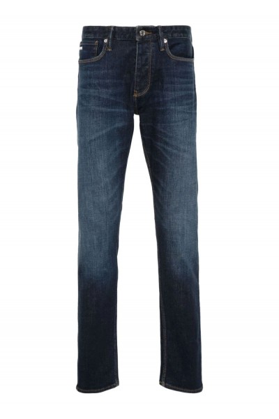 J75 Slim-fit stone-washed stretch denim  J75 Slim-fit stone-washed stretch denim