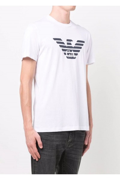 JERSEY T-SHIRT WITH LOGO PRINT