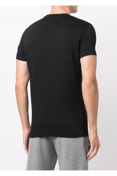 JERSEY T-SHIRT WITH  MICRO LOGO PATCH