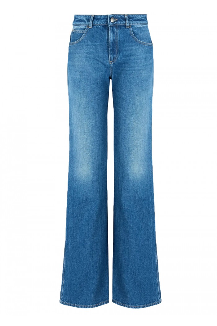 J9D mid-rise jeans with a flared hem 