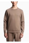 CREW NECK SWEATSHIRT WITH MICRO LOGO