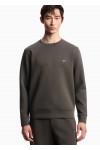 CREW NECK SWEATSHIRT WITH MICRO LOGO