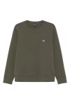 CREW NECK SWEATSHIRT WITH MICRO LOGO