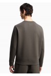 CREW NECK SWEATSHIRT WITH MICRO LOGO