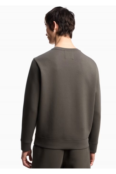 CREW NECK SWEATSHIRT WITH MICRO LOGO