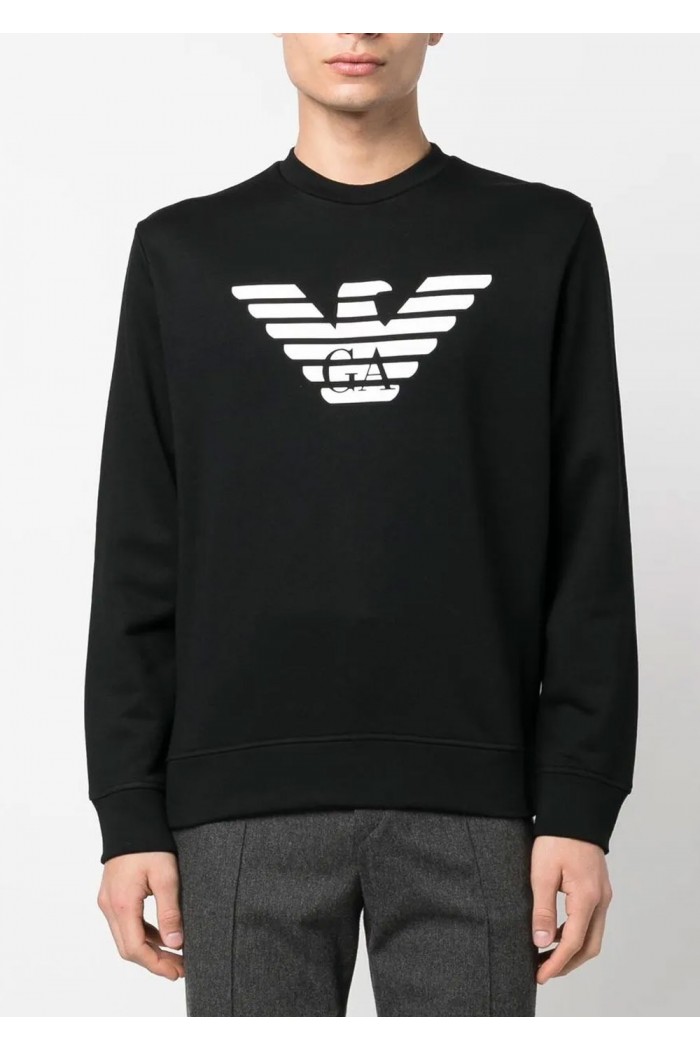 sweatshirt with logo print