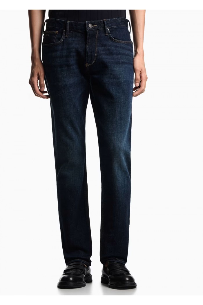 J06 slim-fit washed denim jeans