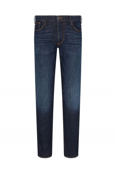 J06 slim-fit washed denim jeans