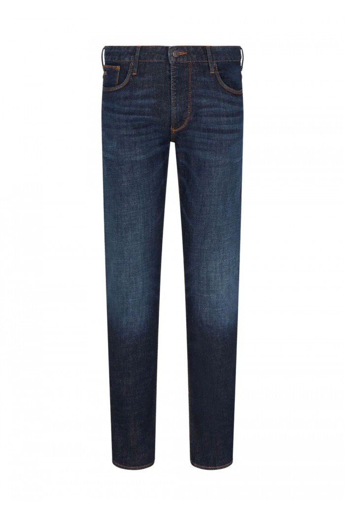 J06 slim-fit washed denim jeans