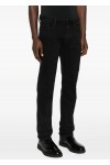 J06 slim-fit black washed denim jeans