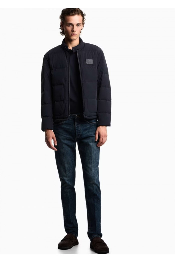 J75 slim-fit stone-washed stretch-denim jeans