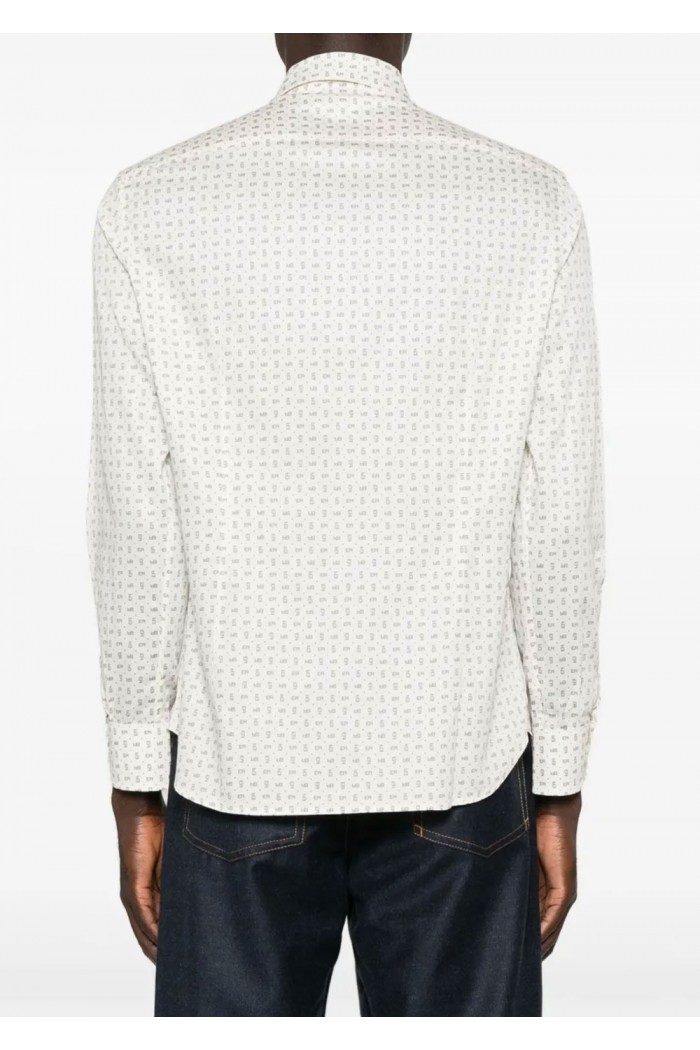 logo-print shirt