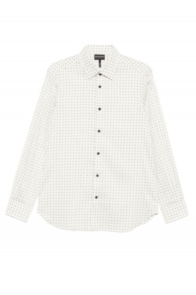 logo-print shirt