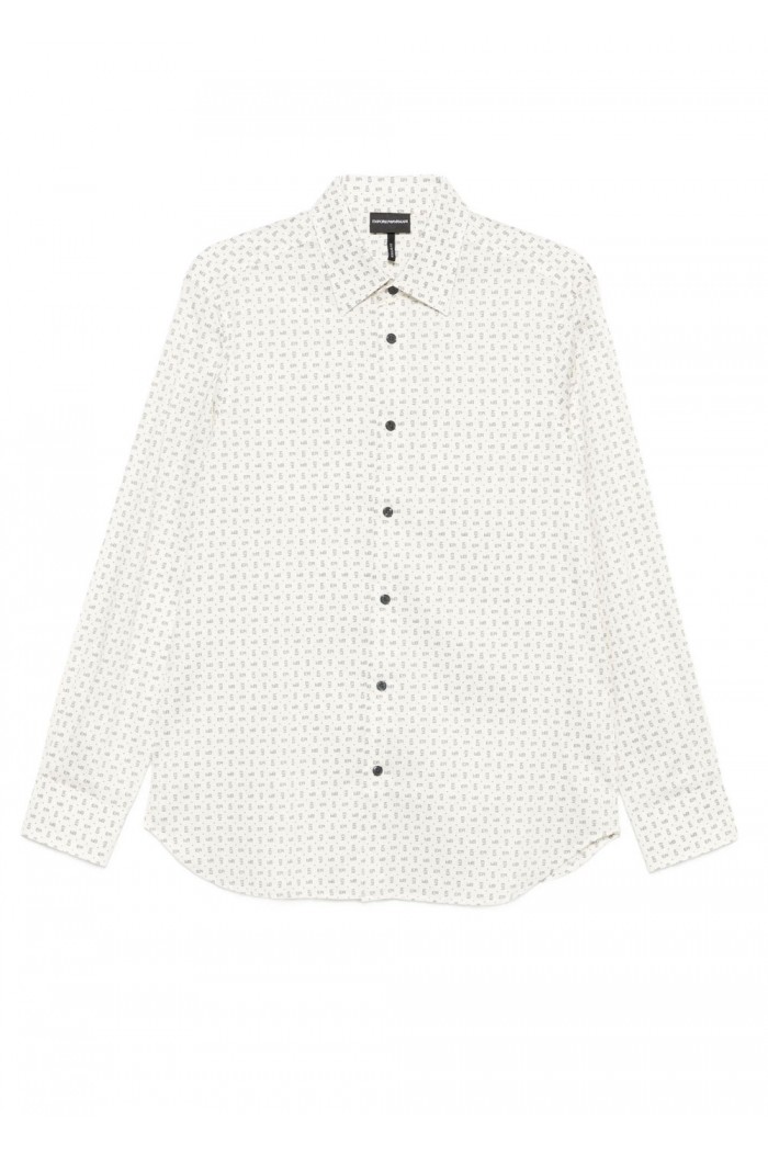 logo-print shirt