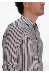 striped slim fit shirt