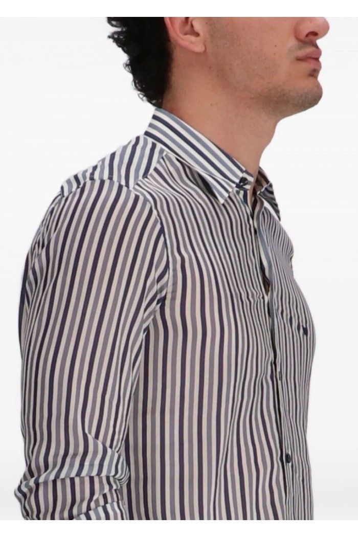 striped slim fit shirt