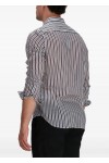 striped slim fit shirt