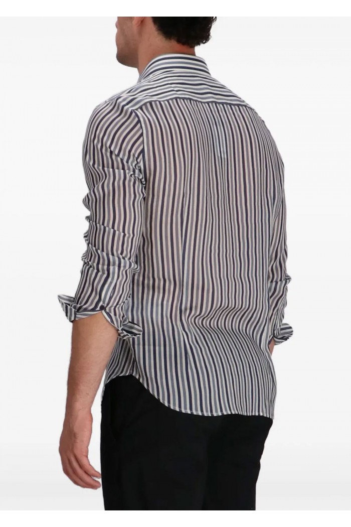 striped slim fit shirt