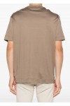 Lyocell blend jersey T-shirt with 3D-effect logo