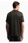 Lyocell blend jersey T-shirt with 3D-effect logo