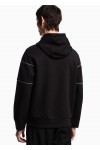 Double-jersey hooded sweatshirt with 3D-effect logo Double-jersey hooded sweatshirt with 3D-effect logo