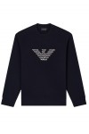 double-jersey sweatshirt with oversized embroidery double-jersey sweatshirt with oversized embroidery