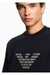 double-jersey sweatshirt with oversized embroidery double-jersey sweatshirt with oversized embroidery