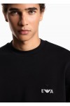  jersey sweatshirt with super-embossed EA embroidery