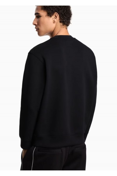  jersey sweatshirt with super-embossed EA embroidery