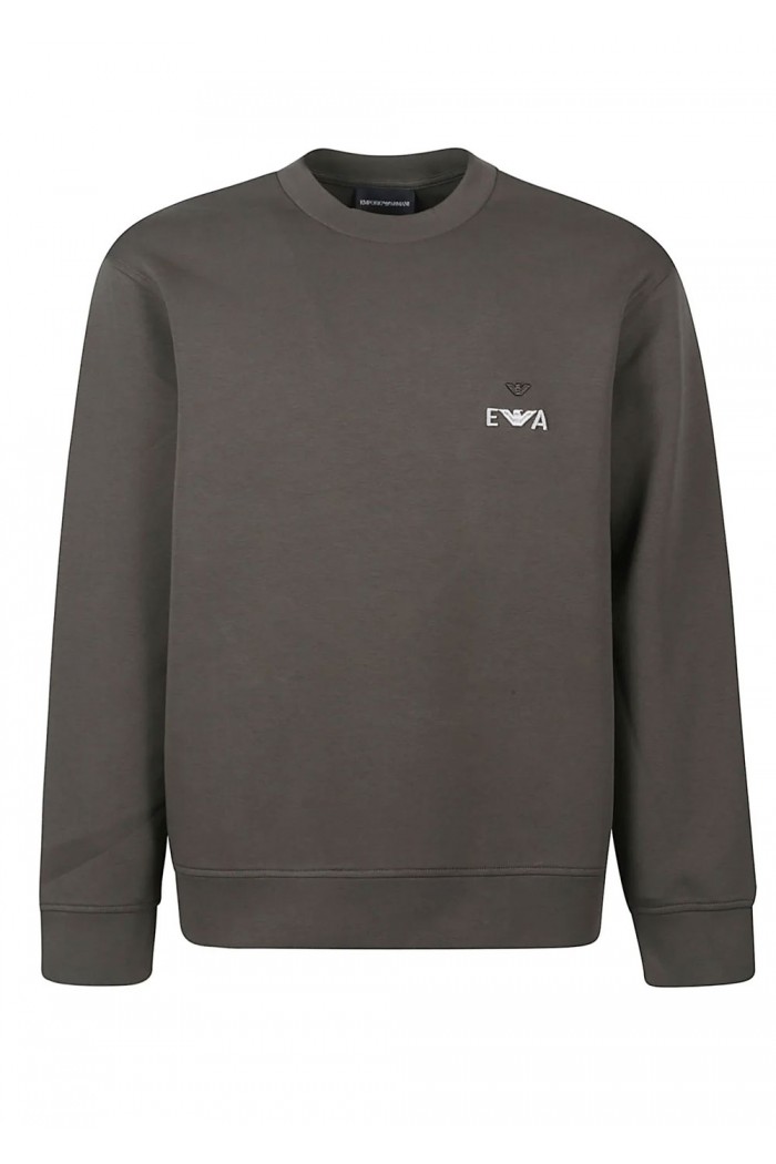  jersey sweatshirt with super-embossed EA embroidery