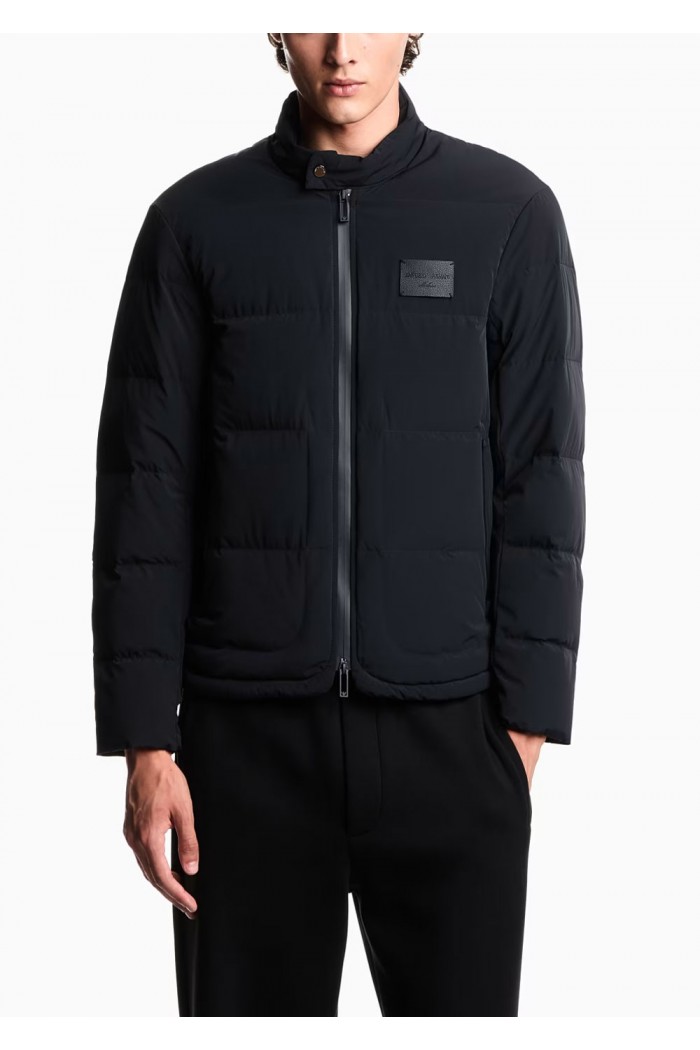 Quilted Spandex nylon down jacket