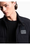Quilted Spandex nylon down jacket