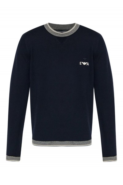 Logo-Embroidered Crewneck Jumper