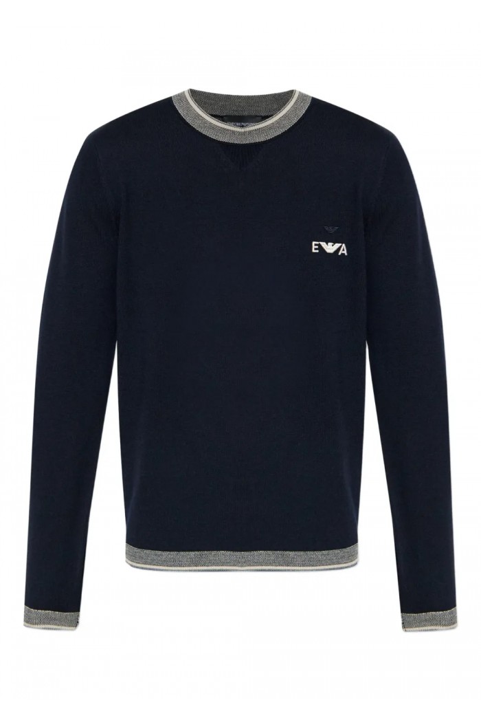 Logo-Embroidered Crewneck Jumper