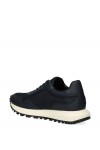 logo-appliqué panelled sneakers