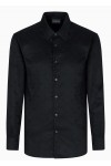 Jacquard Lyocell shirt with all-over eagles
