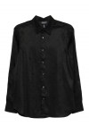 Jacquard Lyocell shirt with all-over eagles