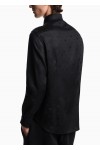 Jacquard Lyocell shirt with all-over eagles
