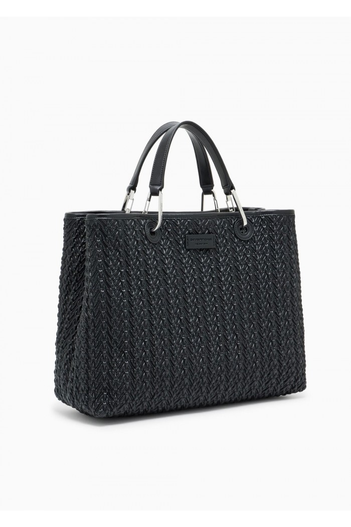 Quilted-effect medium MyEA shopper bag