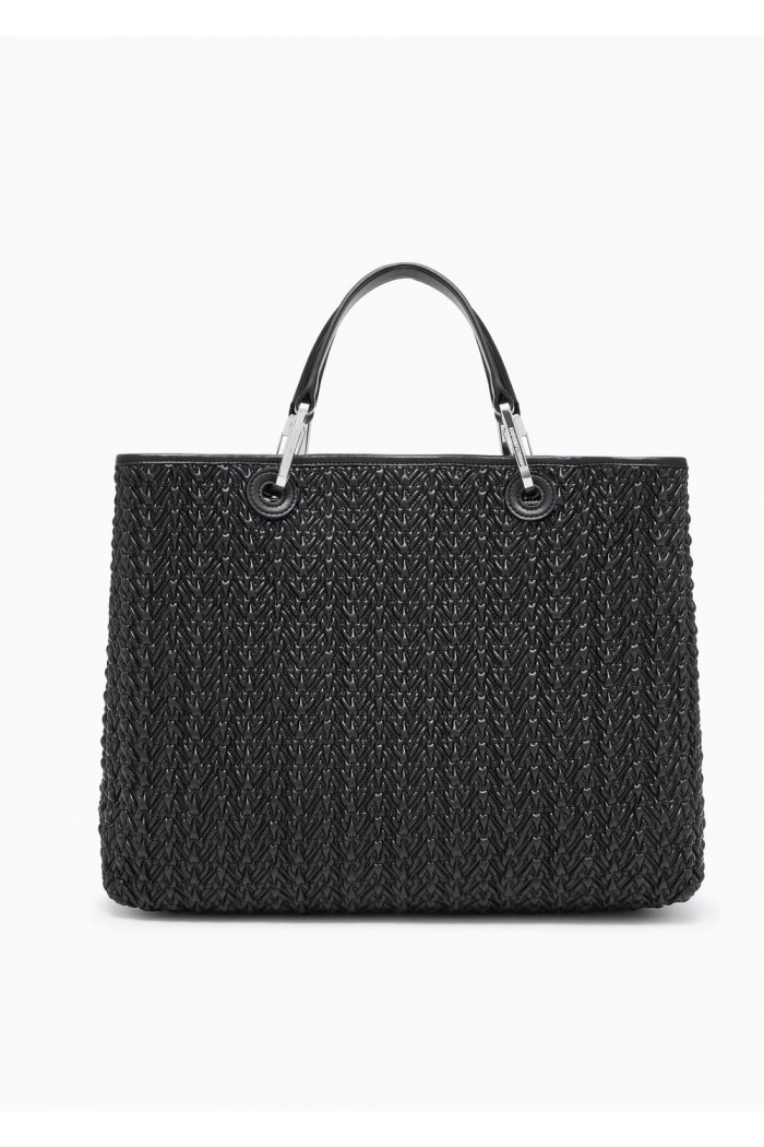 Quilted-effect medium MyEA shopper bag