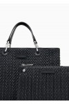 Quilted-effect medium MyEA shopper bag