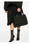 Quilted-effect medium MyEA shopper bag