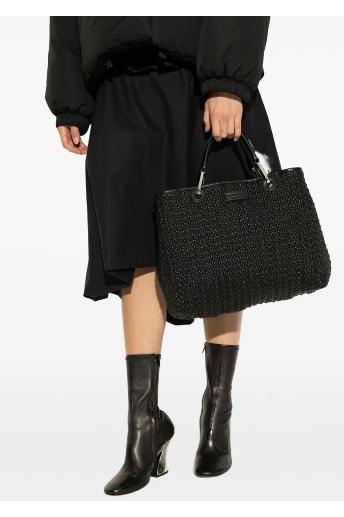 Quilted-effect medium MyEA shopper bag