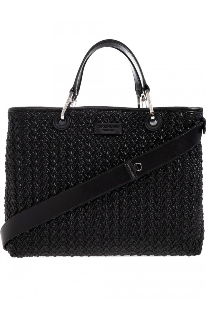 Quilted-effect medium MyEA shopper bag