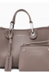MY EA BAG SMALL SHOPPER BAG WITH DEER PRINT 