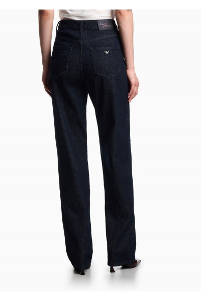 J4B Mid high-rise straight-leg jeans 
