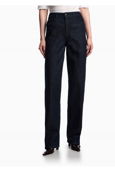 J4B Mid high-rise straight-leg jeans 
