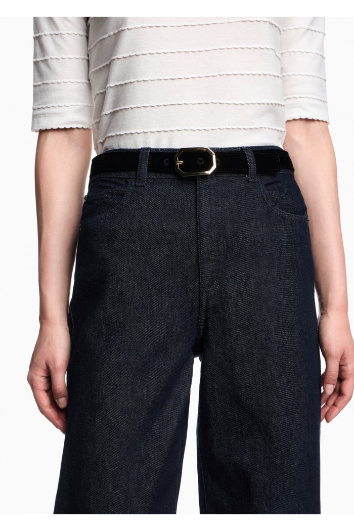 J4B Mid high-rise straight-leg jeans 